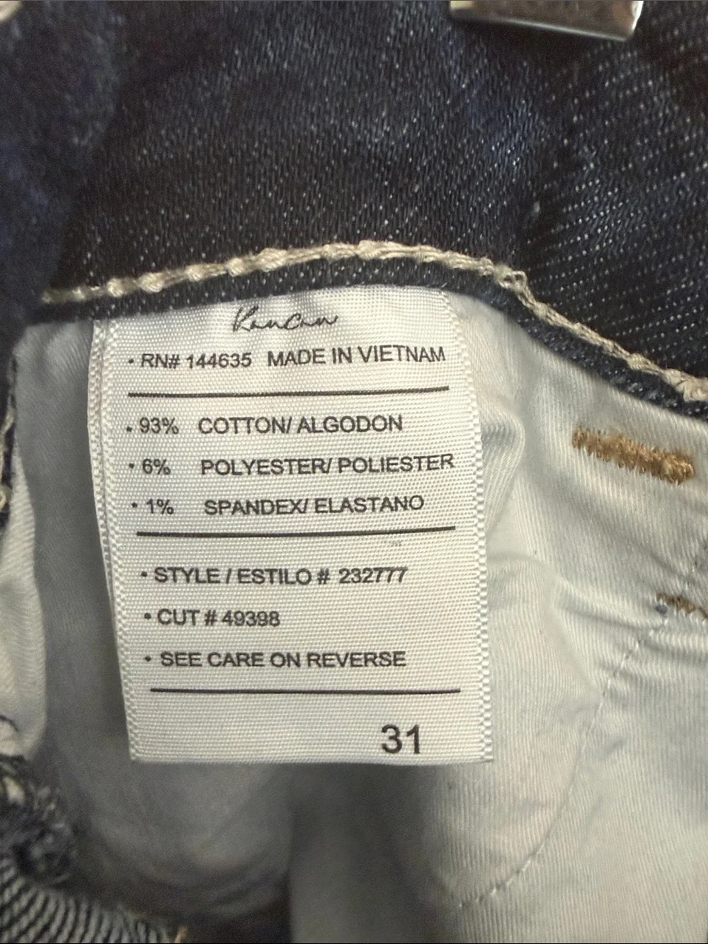 Kancan jeans for women